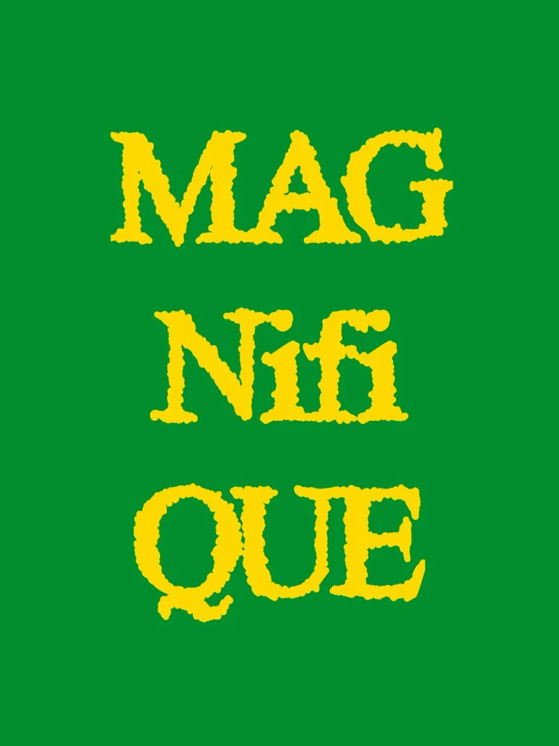 Mag Nifi Que Tipografia semplice e minimalista carta hahnemühle da AESTHETIC WRITING
