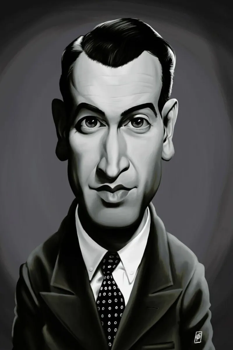 James Stewart pellicola backlit da Rob Art | Illustration