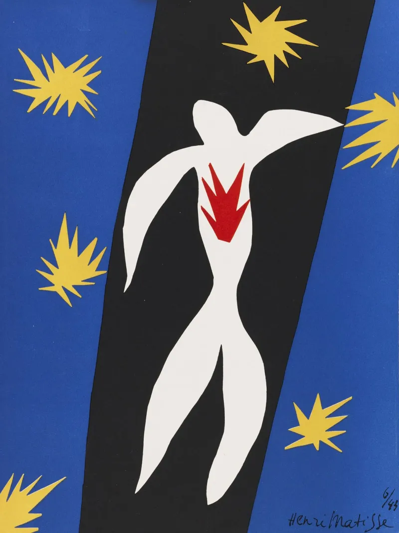 Henri Matisse - La caduta di Icaro pellicola backlit da ARTOTHEK