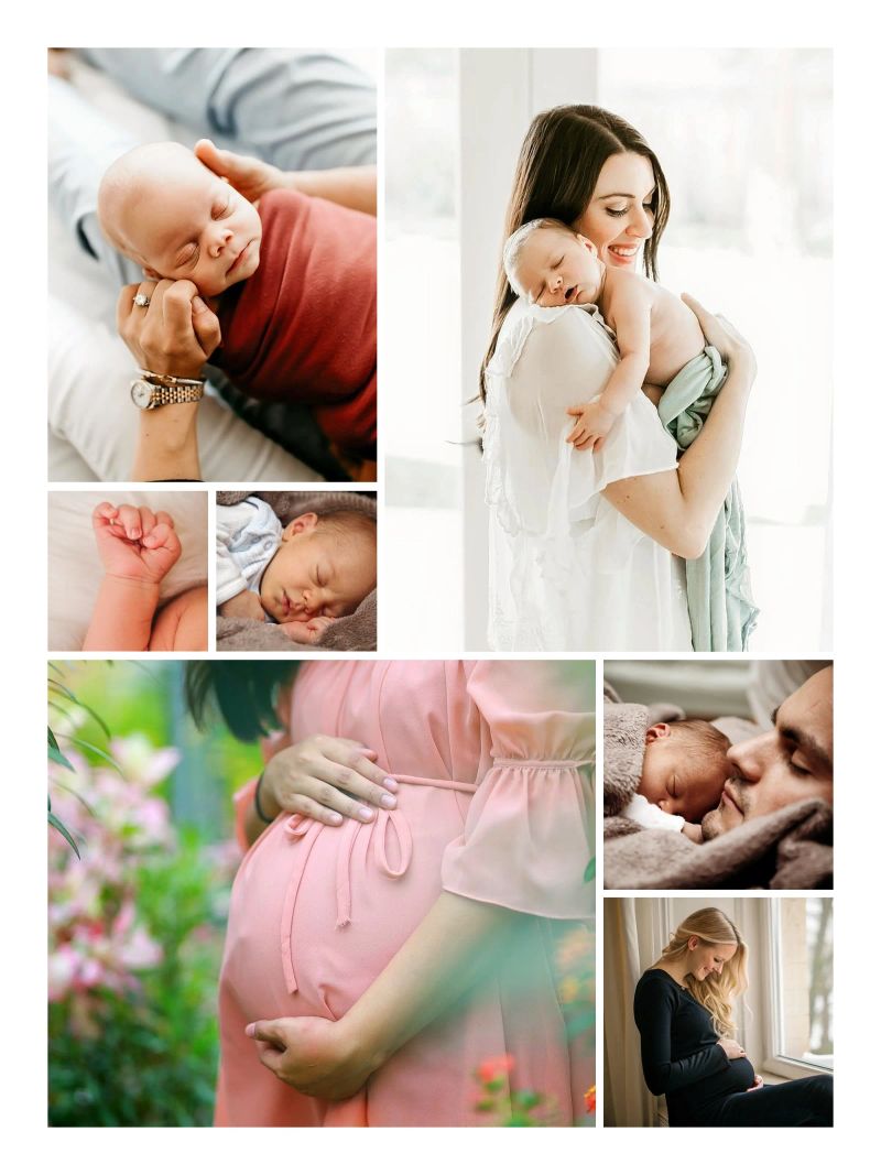 Collage de photos - Le bonheur des bébés alu dibond de Bildschön | Fotocollagen
