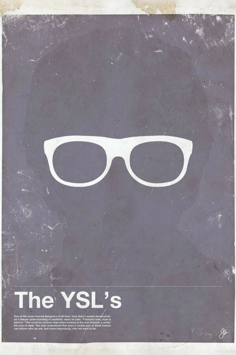 Framework YSL Poster von Moxy Creative House