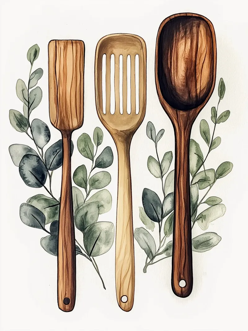 Utensili in legno poster da Spice & Style