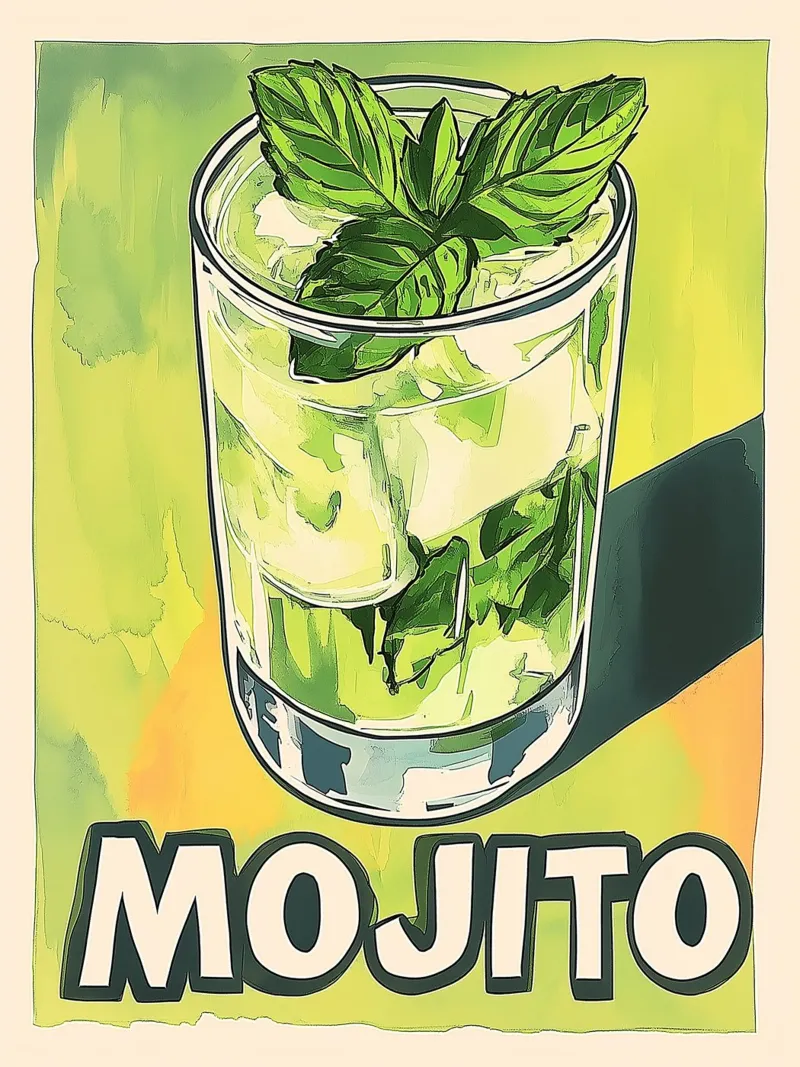 Vintage de Mojito acrylic glass by Spice & Style
