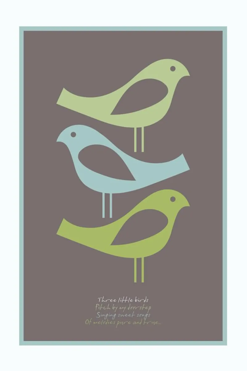 Three little birds pellicola backlit da Visual Philosophy