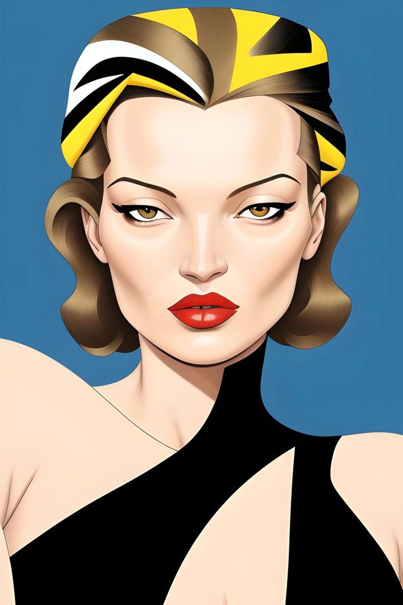 VOGUE FASHION PORTRAIT poster by ART DECO