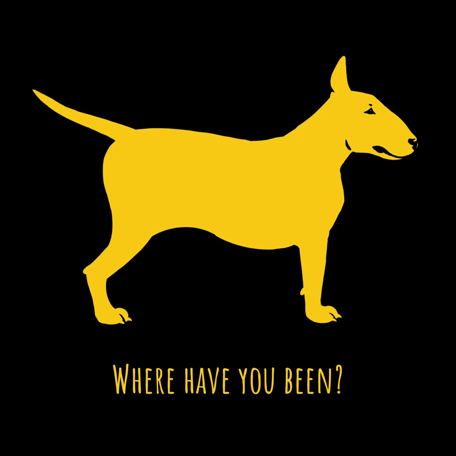 Bull Terrier hahnemühle van Pop dogs
