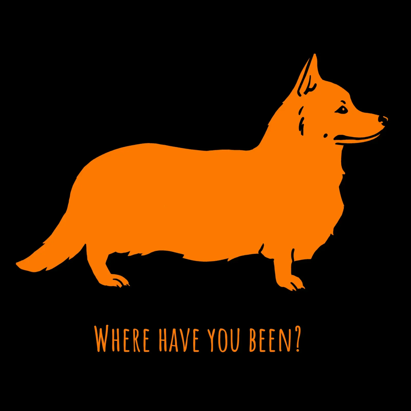 Corgi pellicola backlit da Pop dogs