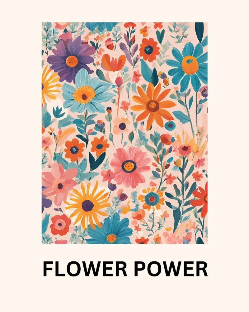 Flower Power carta hahnemühle da designsbysophia