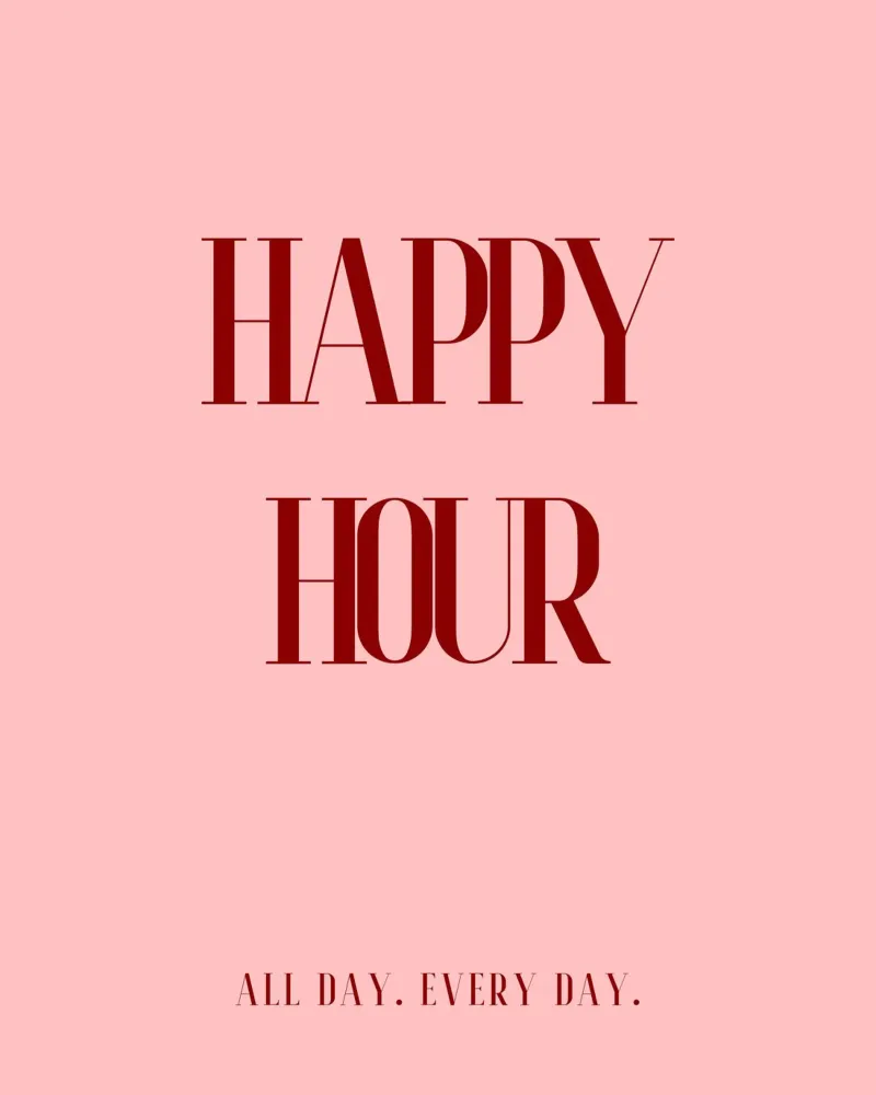 Happy Hour pellicola backlit da designsbysophia