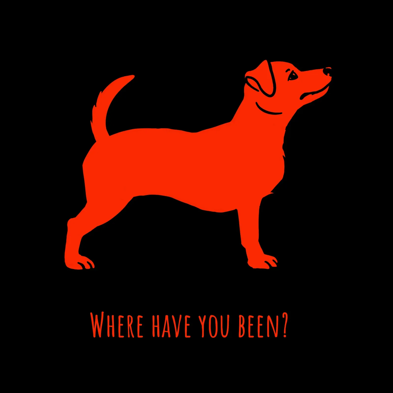 Jack Russel poster with wooden frame by Pop dogs