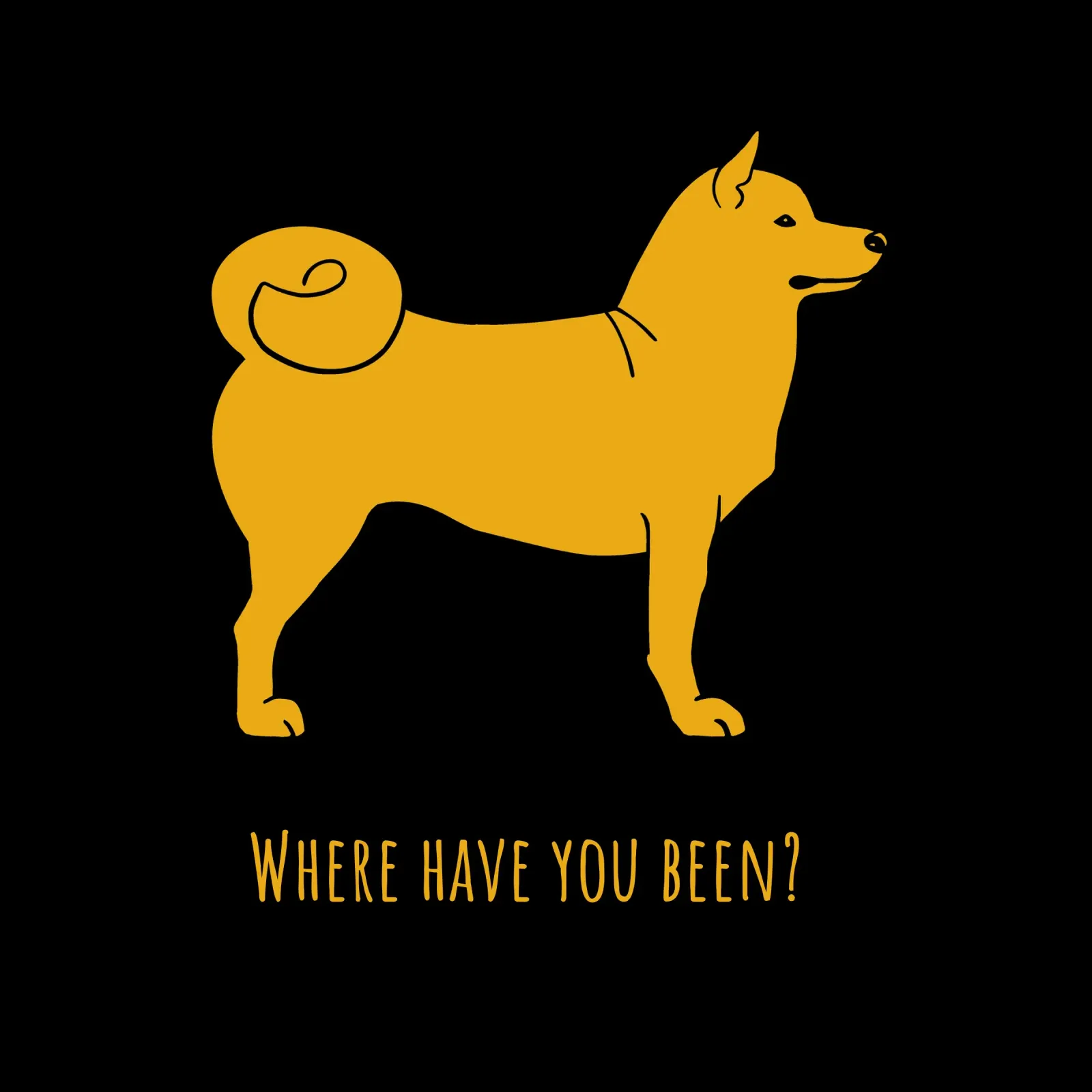 Shiba Inu canvas by Pop dogs