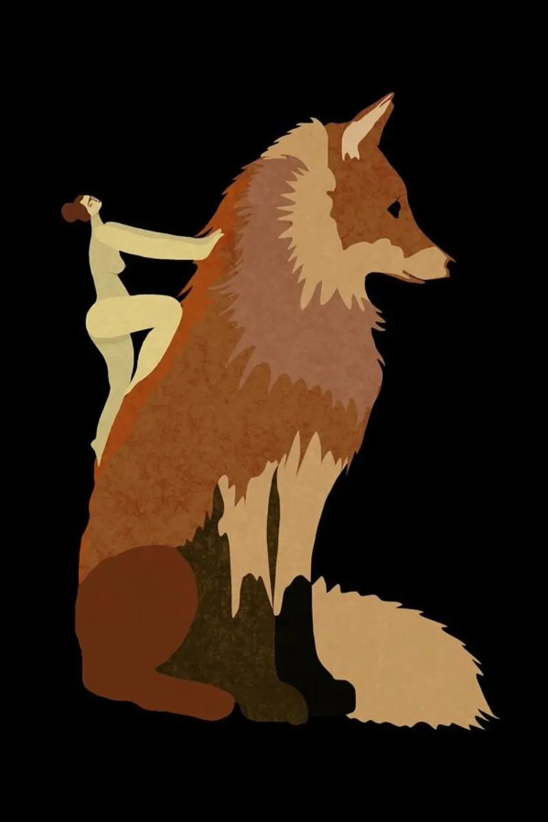 Fox pellicola backlit da Amalia Restrepo