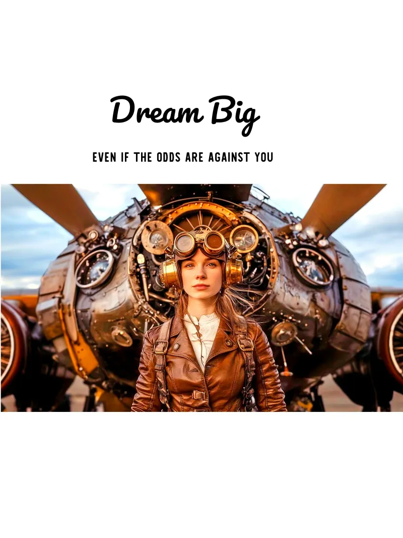 Dream Poster mit Holzrahmen von NeuroSecureAI
