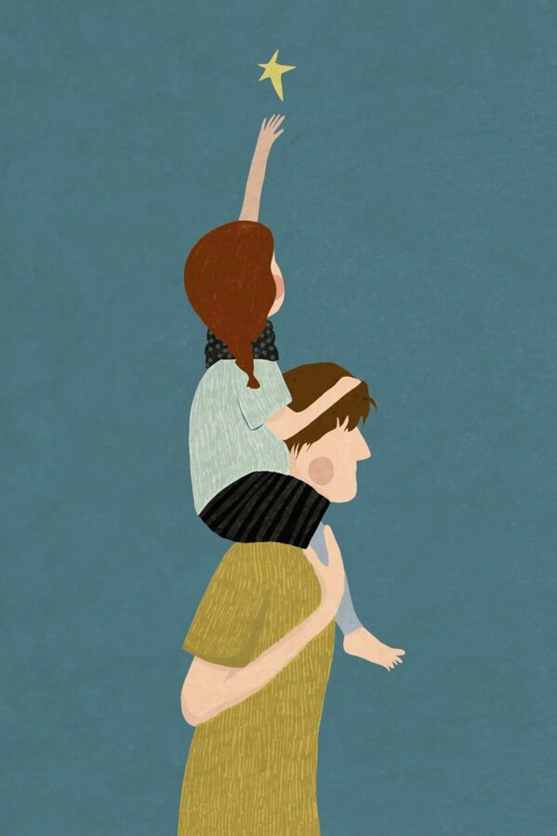 Dad Poster von Amalia Restrepo