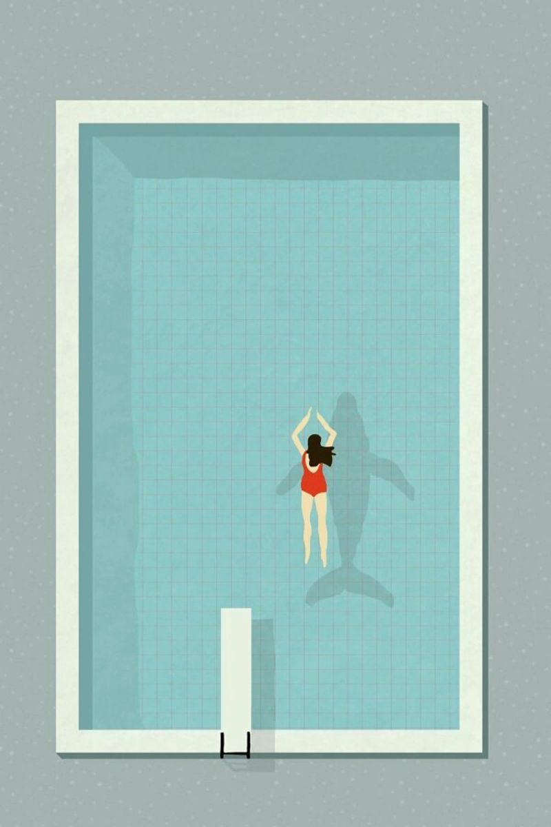 Pool Poster von Amalia Restrepo