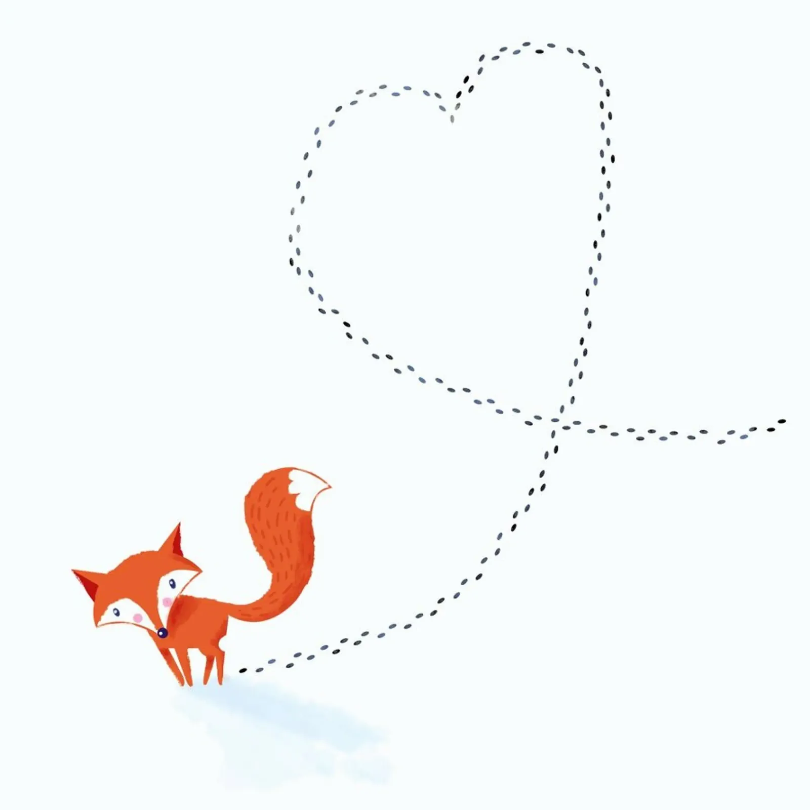 Foxy Love poster with wooden frame by DinoMike