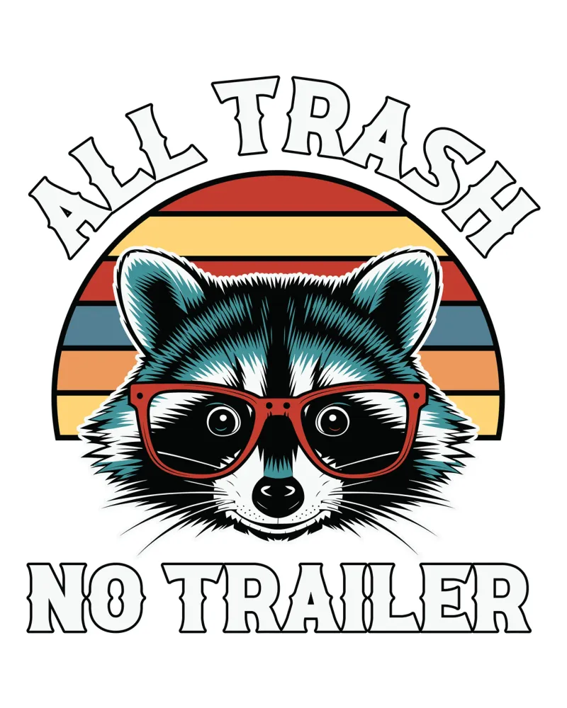 All Trash No Trailer pellicola backlit da edsonramosart