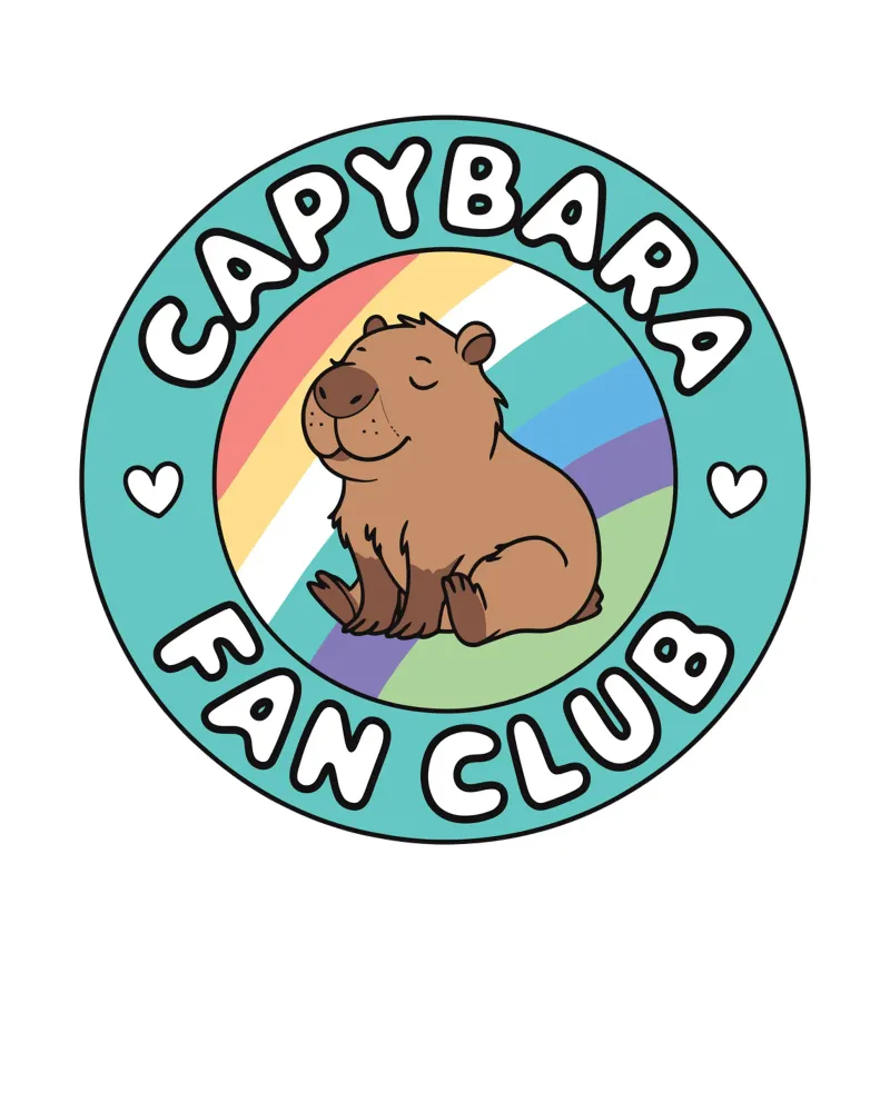 Capybara Fan Club pellicola backlit da edsonramosart