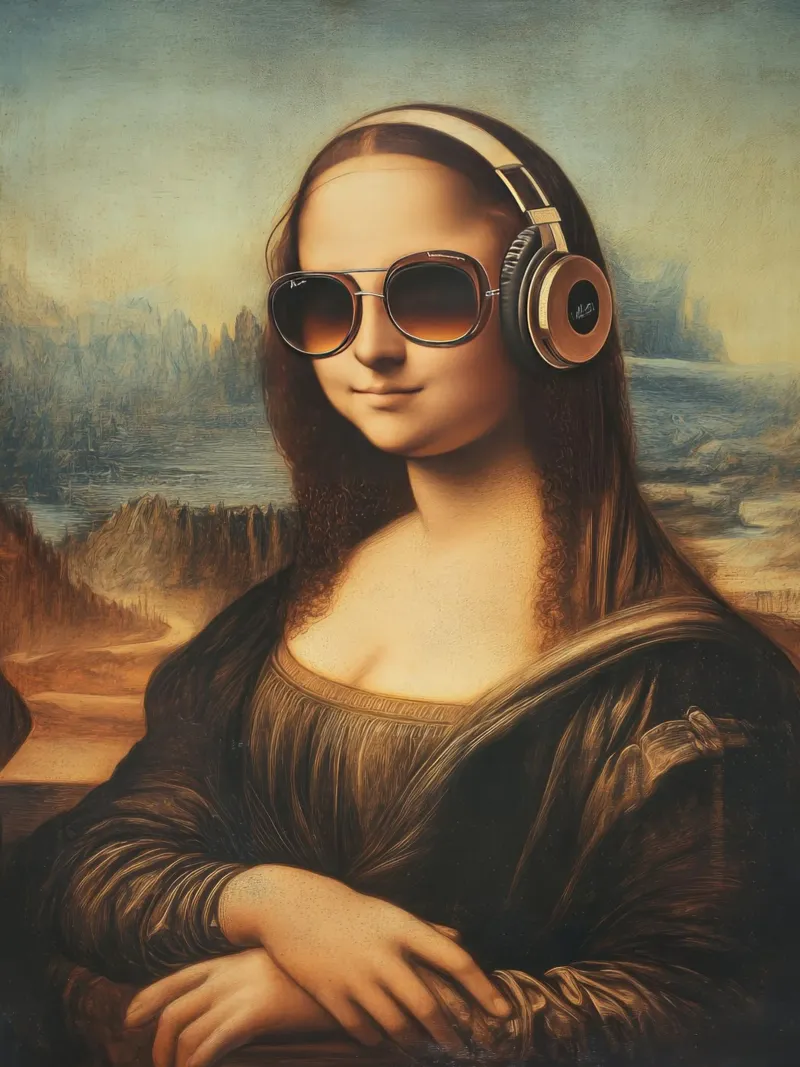 Monalisa modern pellicola backlit da LisaArtes
