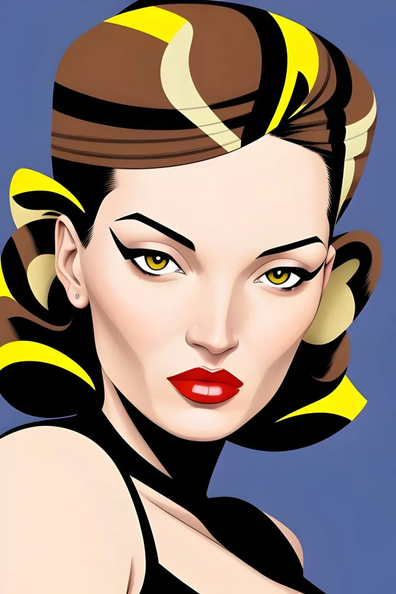 VOGUE DOPAMINA MODA poster con telaio in legno da ART DECO