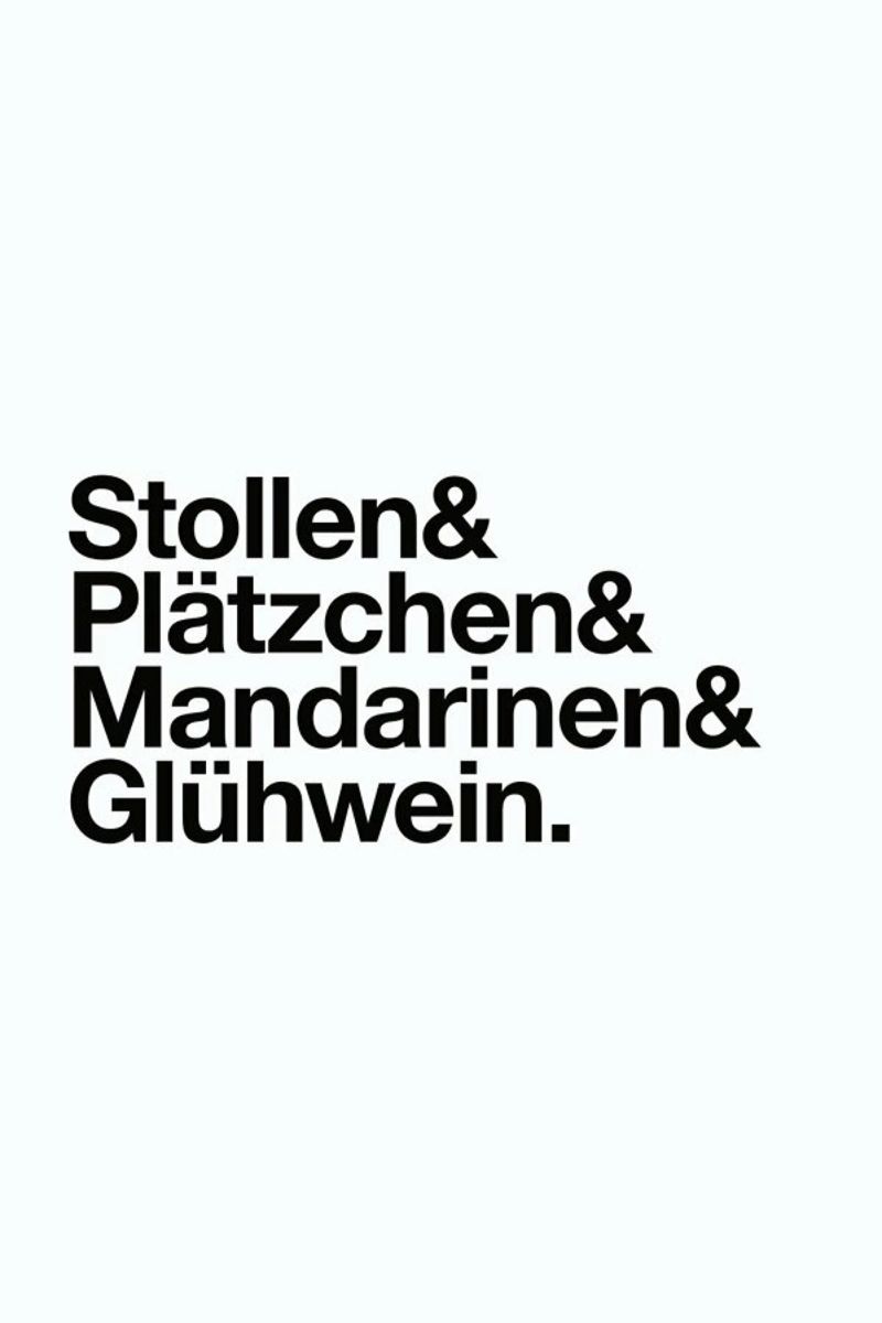 Stollen & Glühwein Poster von Studio One