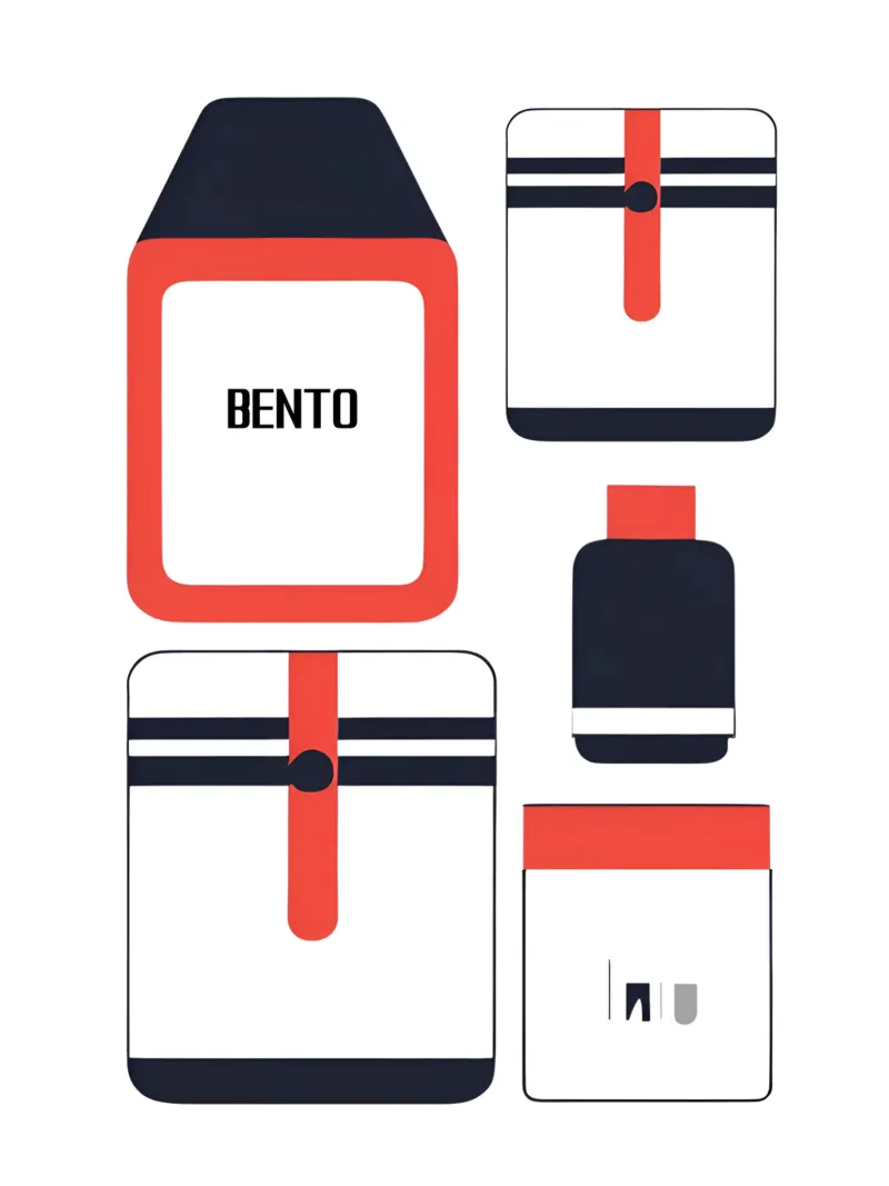 Bento 2 poster with aluminum frame by Rezh creations