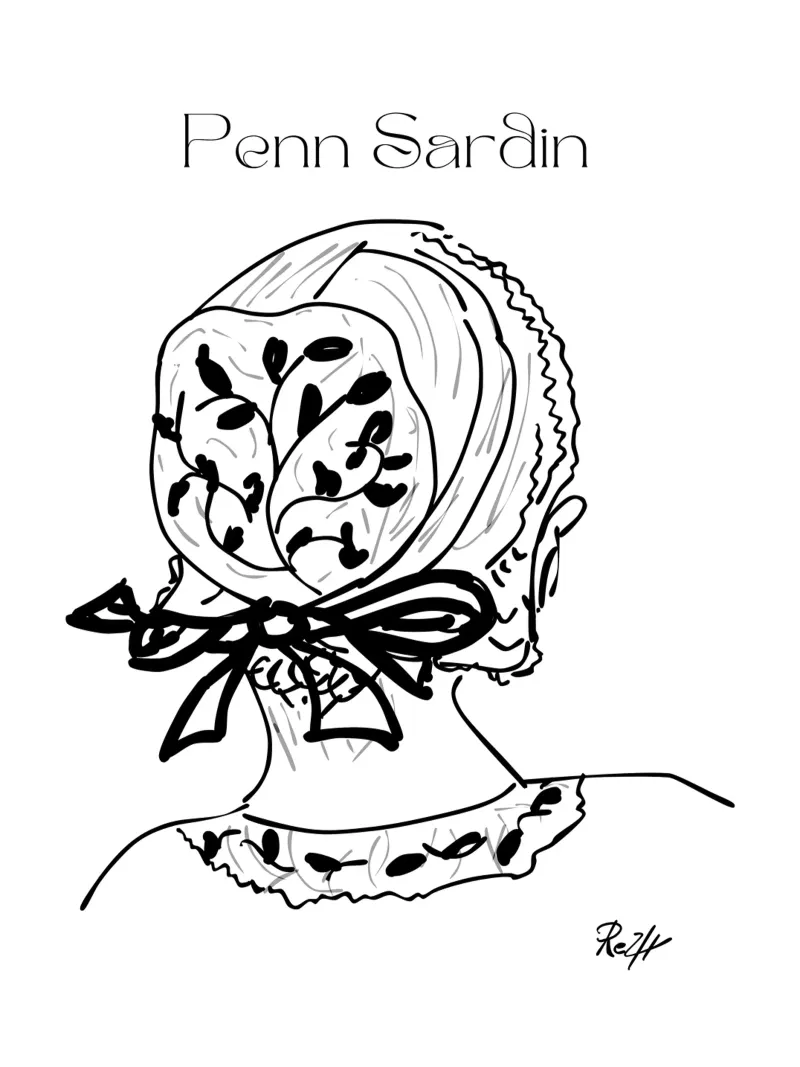 Penn Sardin 2 poster with plastic frame by Rezh creations