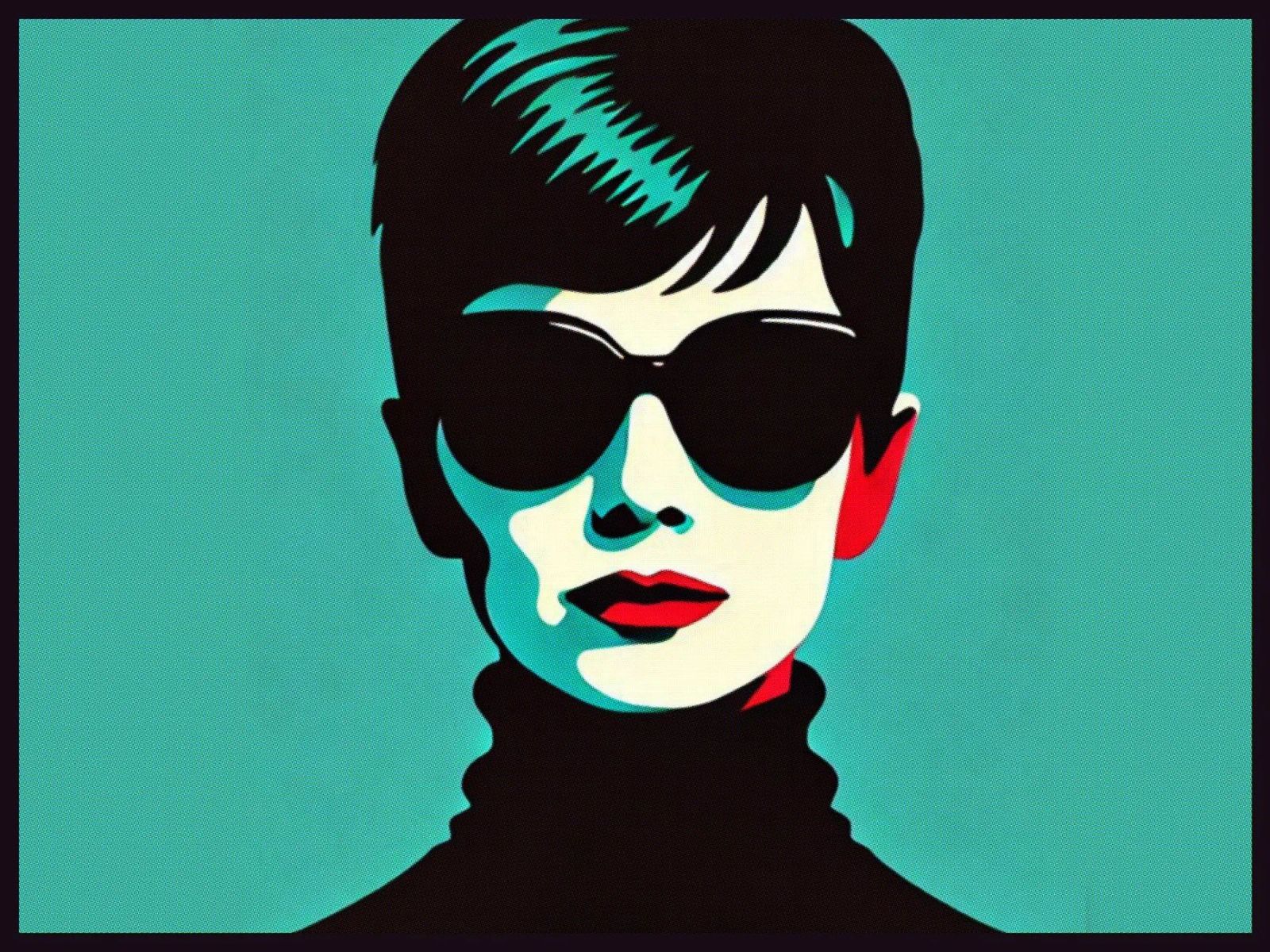 Audrey - Vintage poster print poster by posterprints-by-nomad