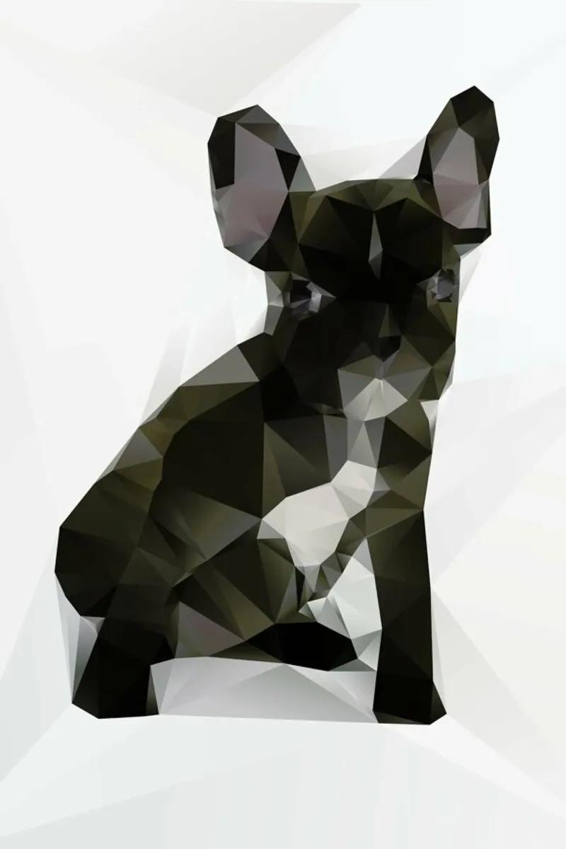 French Bulldog tela da Three Of The Possessed