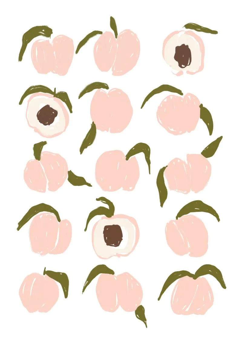 Peaches alluminio dibond da treechild