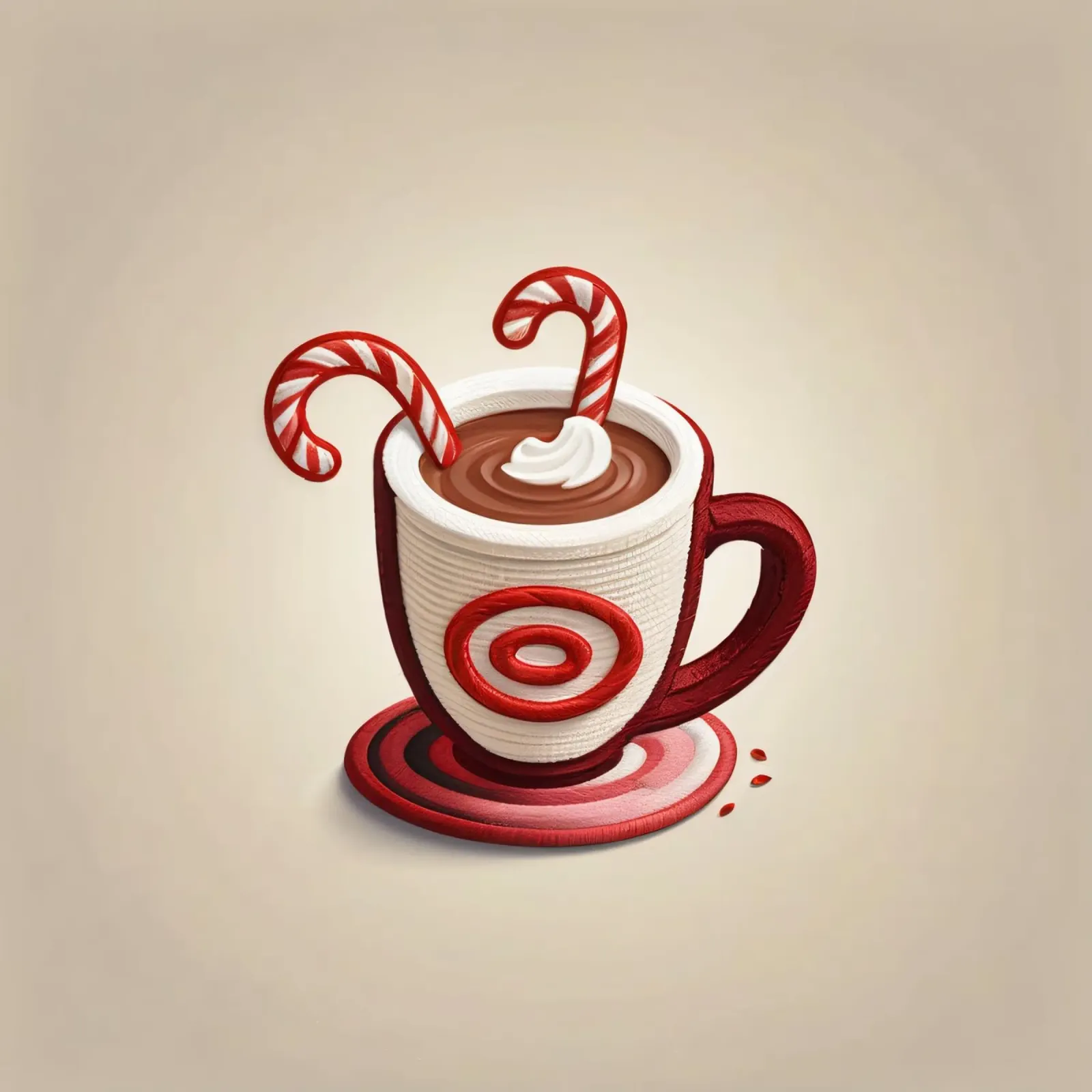 una tazza piena di cioccolata calda carta hahnemühle da DesignDoodle