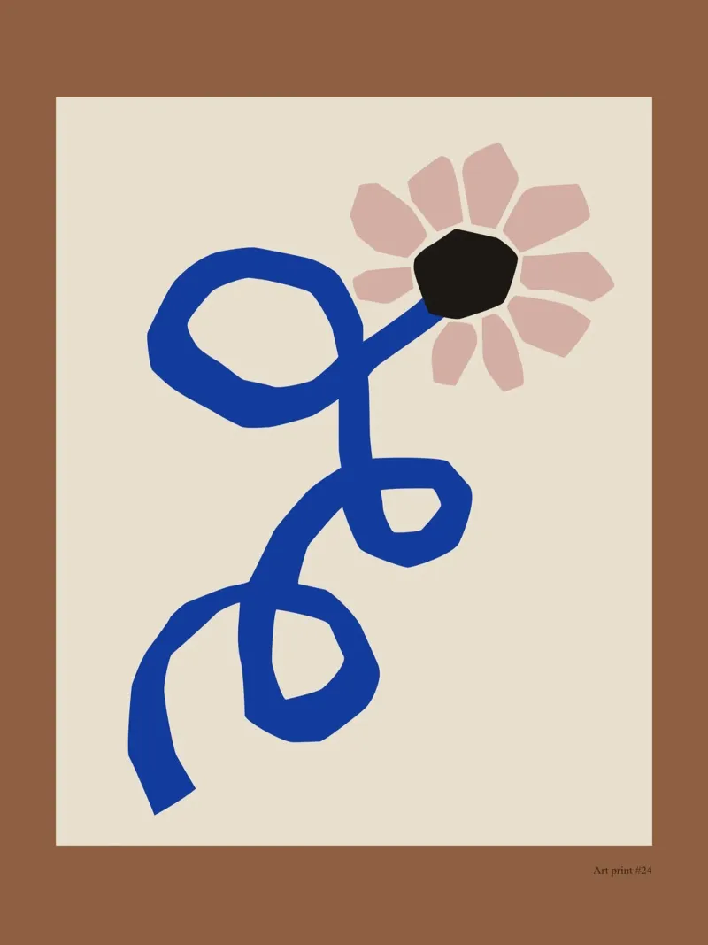 Flower Art Print No 1 pellicola backlit da treechild