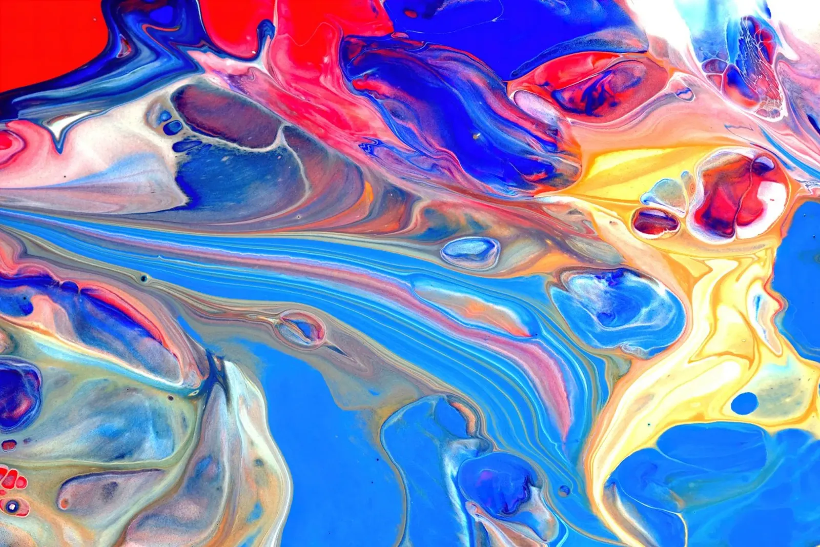 Sfondo di vernice acrilica che cola, colori di lusso alluminio dibond da 🎁 ARTVI-SHOP