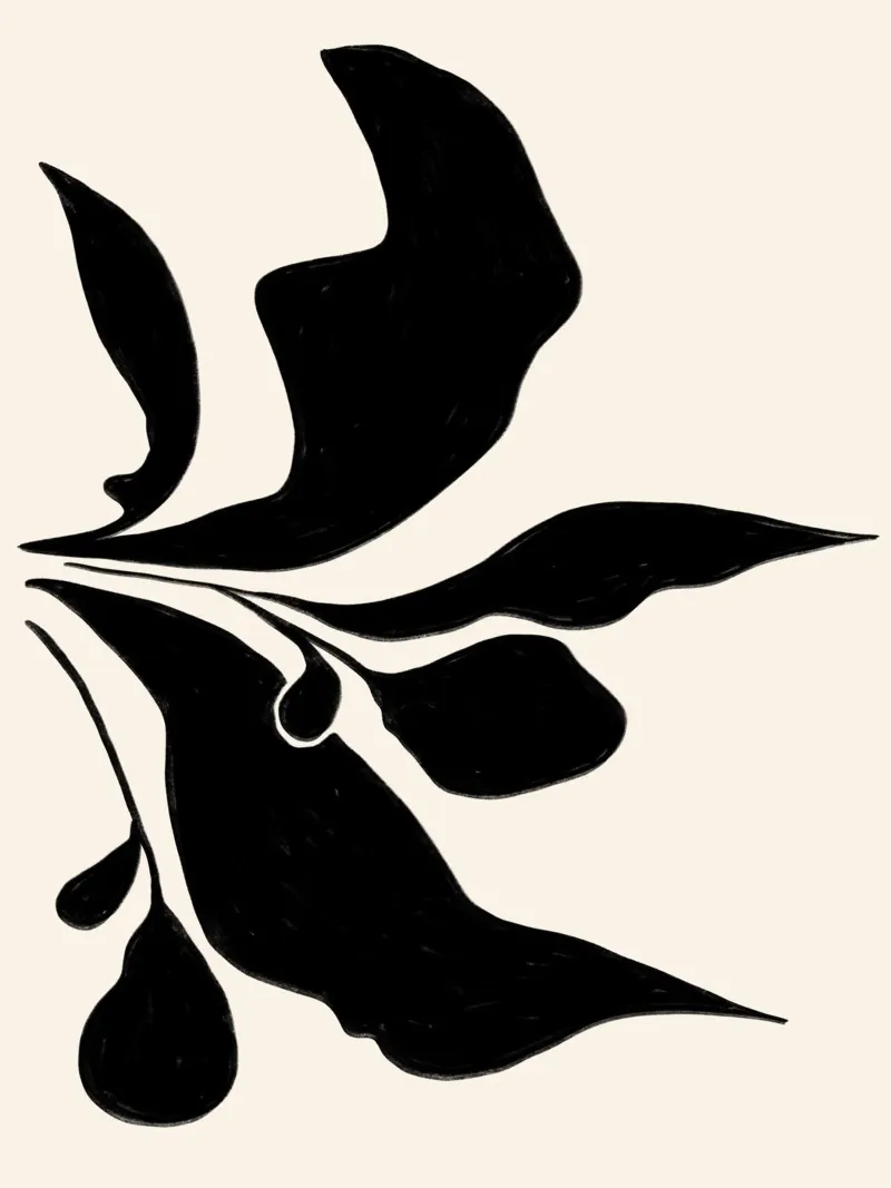 Black Leafs No 2 pellicola backlit da treechild