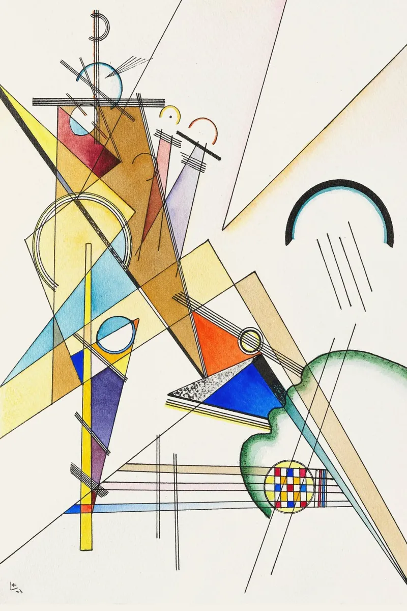 Wassily Kandinsky - Gewebe pellicola backlit da Old Masters