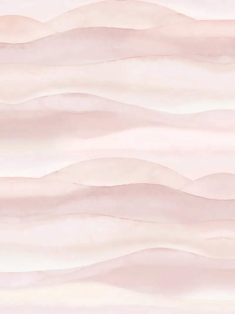 Boho Aquarell ombre soft blush Hahnemühle von Bloomery Decor