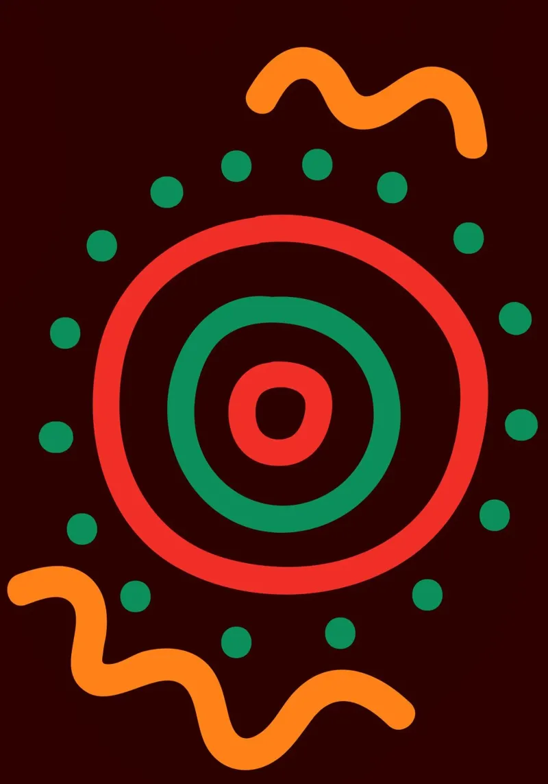 Afro circles poster da LisaArtes
