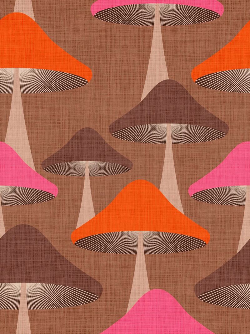 Surreale Mid Mod Fungi Design - Mousse Mocha plexiglass da Dominique Vari