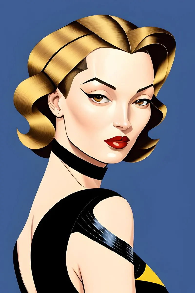 MODA RETRO VINTAGE pellicola backlit da ART DECO