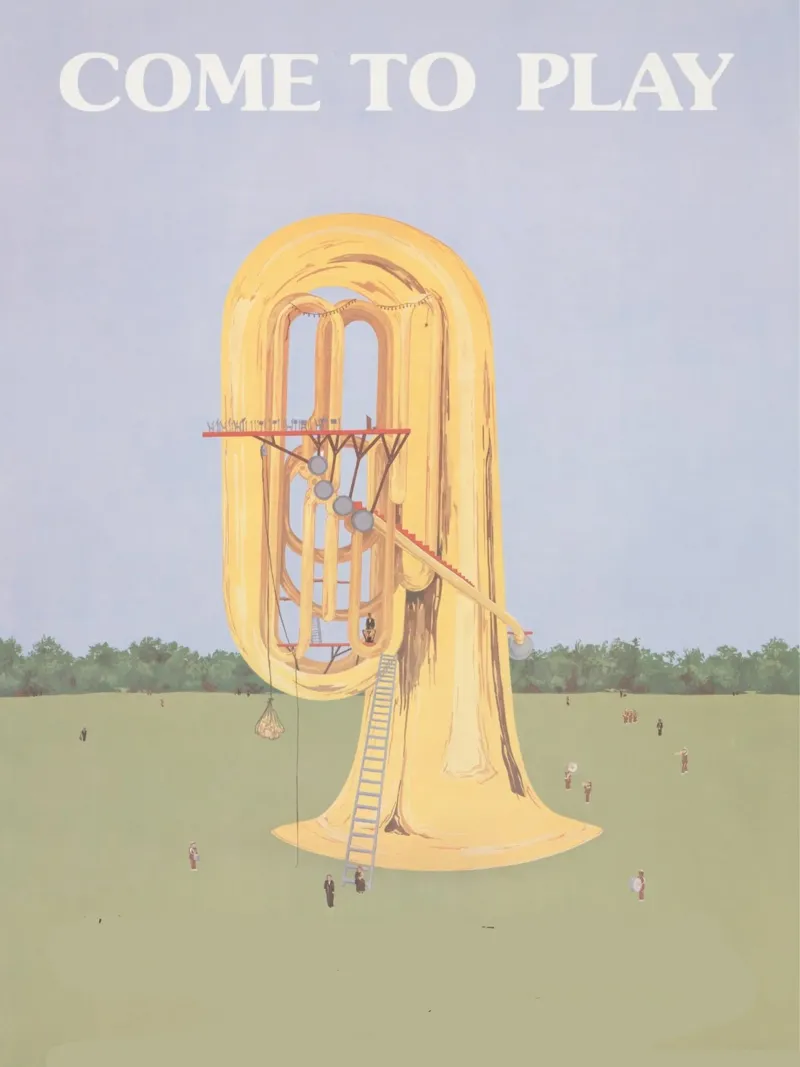 COME TO PLAY poster da ramosashop
