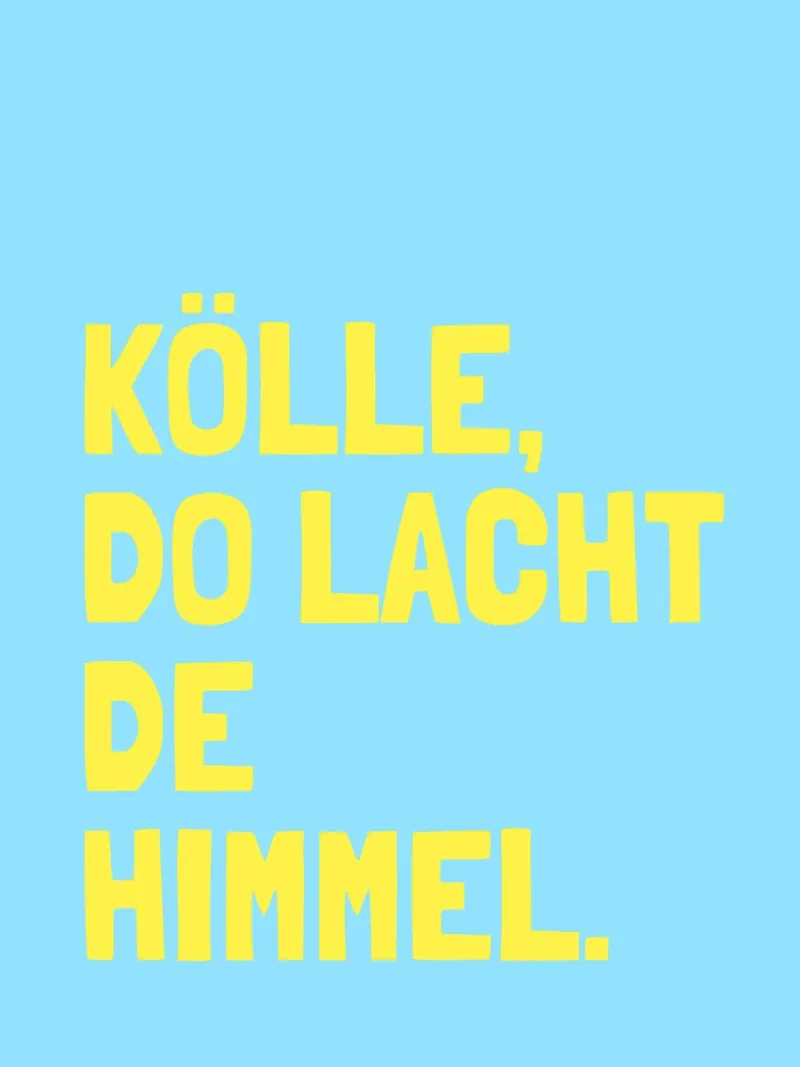 Kölle, do lacht der Himmel pellicola backlit da Ohkimiko
