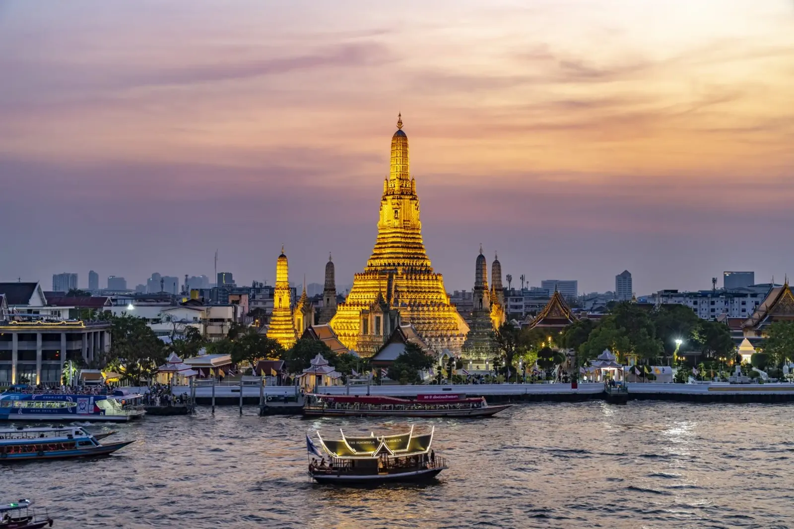 Wat Arun Bangkok poster con telaio in plastica da Reisefotografie - Bilder aus aller Welt