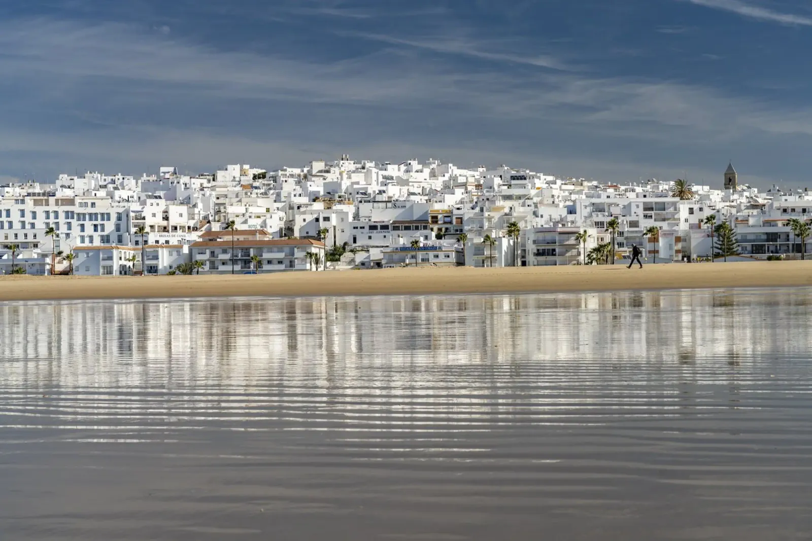 Conil de la Frontera, Andalusien canvas met Baklijst van Reisefotografie - Bilder aus aller Welt