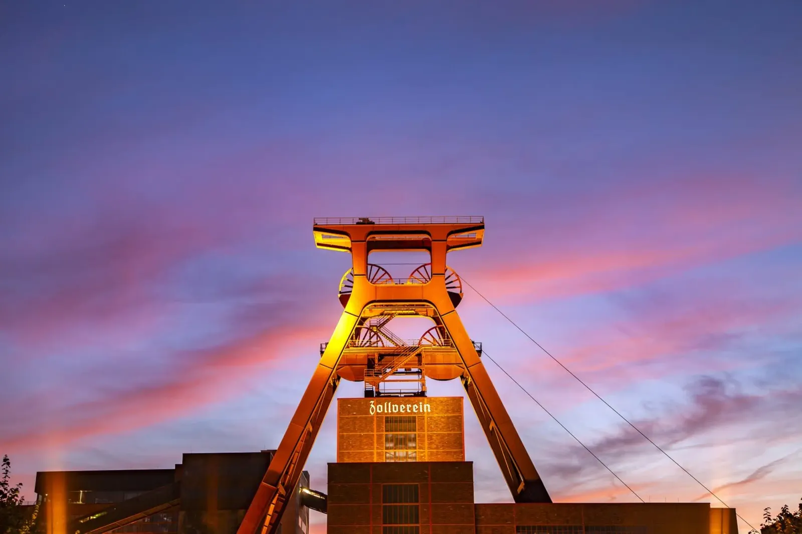 Zeche Zollverein pellicola backlit da Reisefotografie - Bilder aus aller Welt