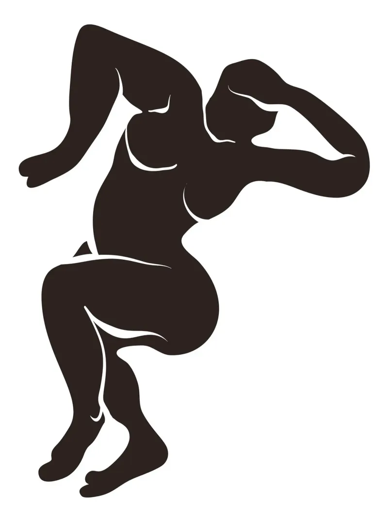 silhouette of a human form pellicola backlit da ramosashop