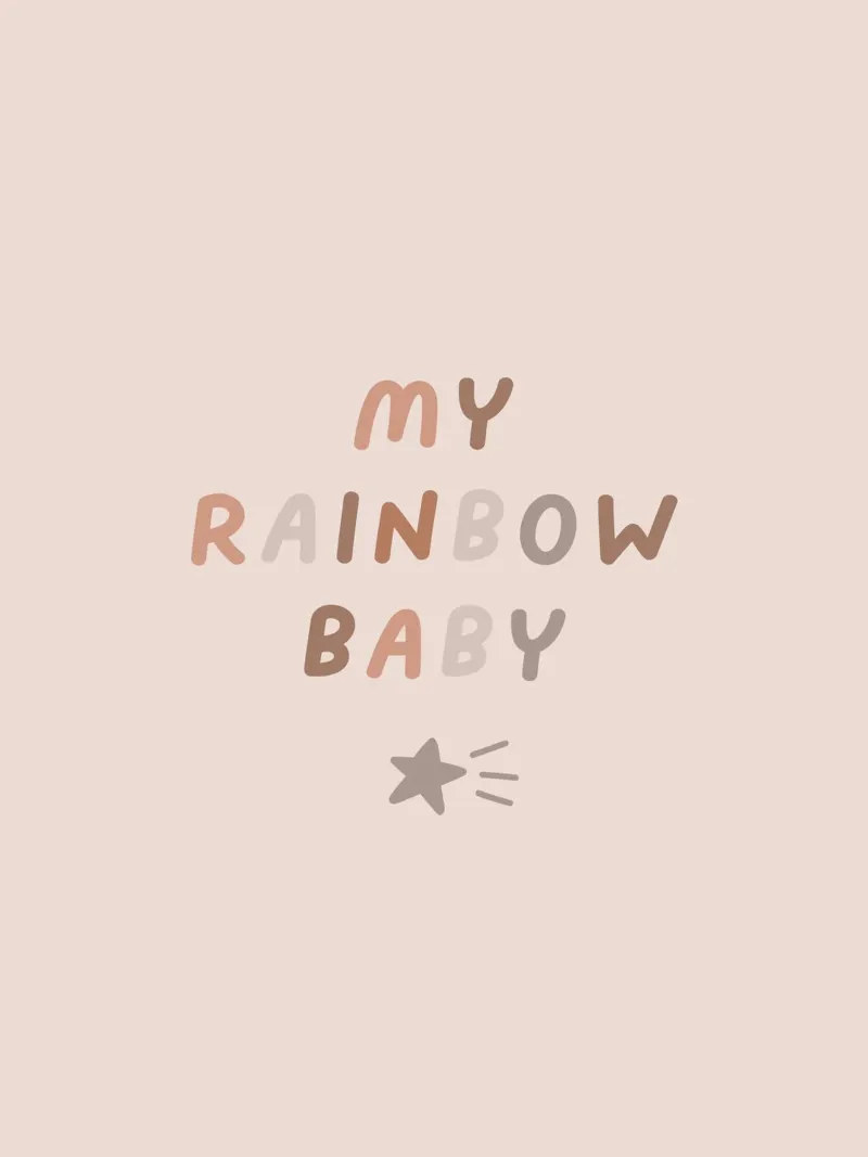 My Rainbow Baby pellicola backlit da treechild