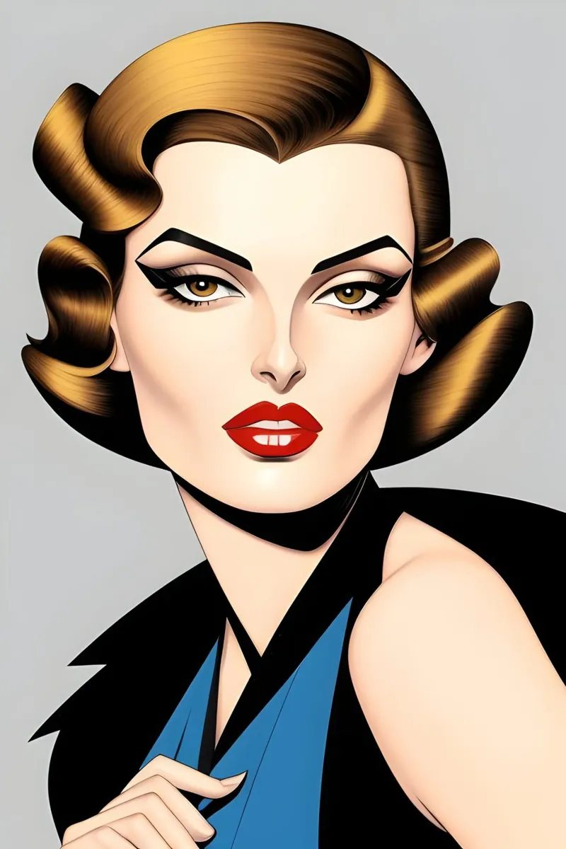 GLAMOUR GALORE Forex-Platte von ART DECO