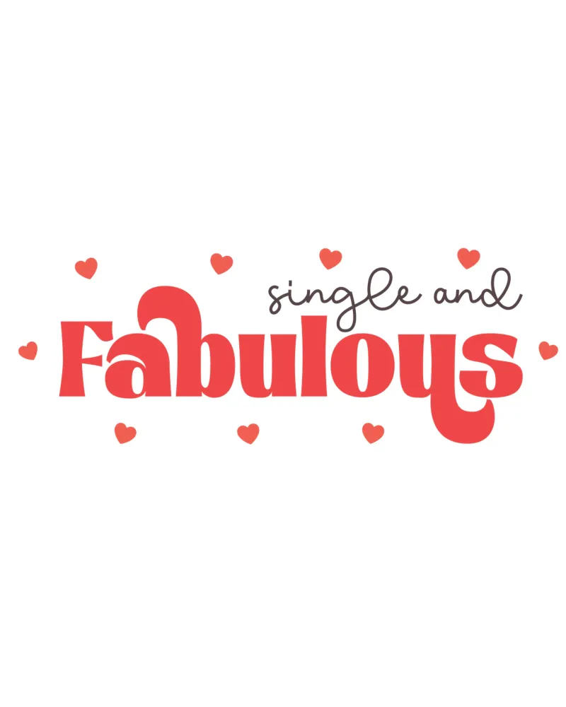 Single and Fabulous poster con telaio in alluminio da edsonramosart