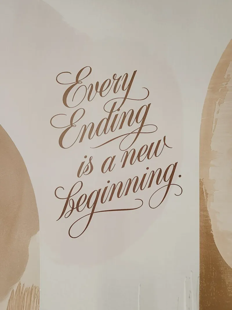 Every Ending is a new Beginning. canvas by logic