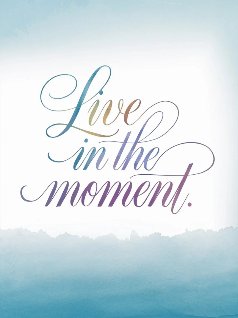 Vivere il momento. plexiglass da logic